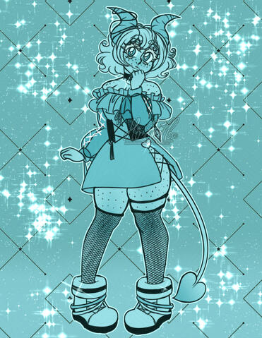 MythiccaVT Monochrome-like Colored Sketch (2023)